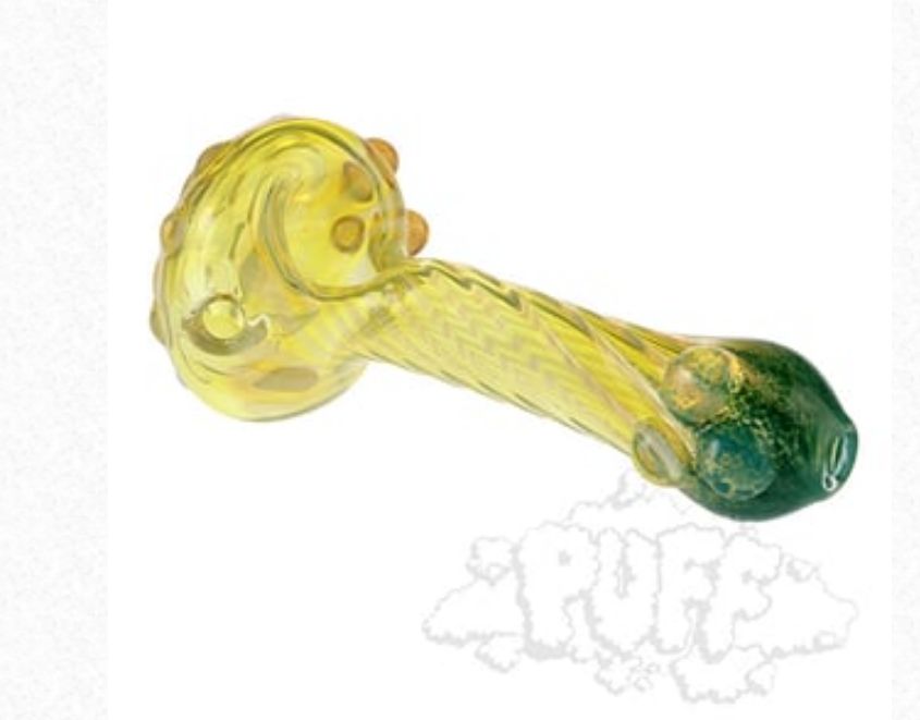 Eckardt Silver and Gold Fumed 5&quot; Pipe