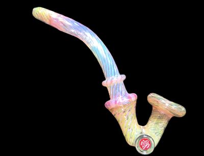 Eckardt Glass Silver and Gold Fumed Sherlock