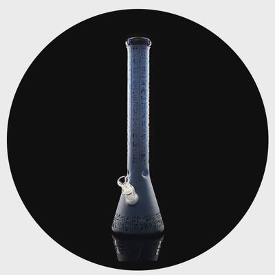 Phoenix Star | Hieroglyphics Sandblasted | Beaker Bong