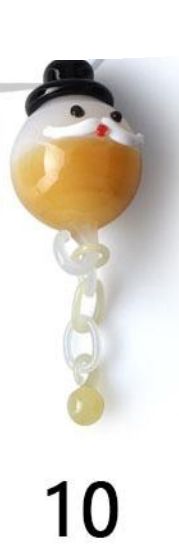 Character Terp Chain, Style: Orange Top Hat Man