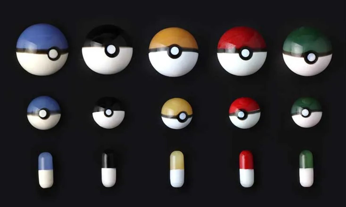 Pokeball 3 Ball Set