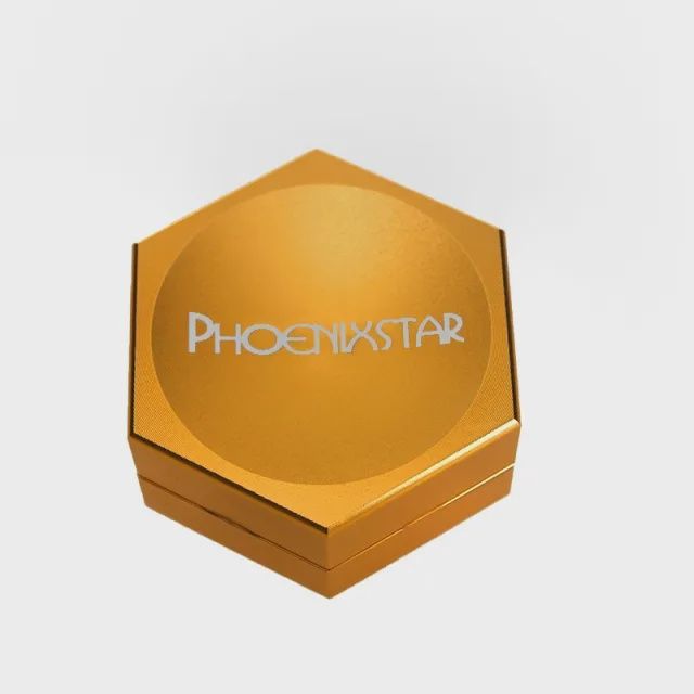 Phoenix Hexagon Grinder, Color: Gold