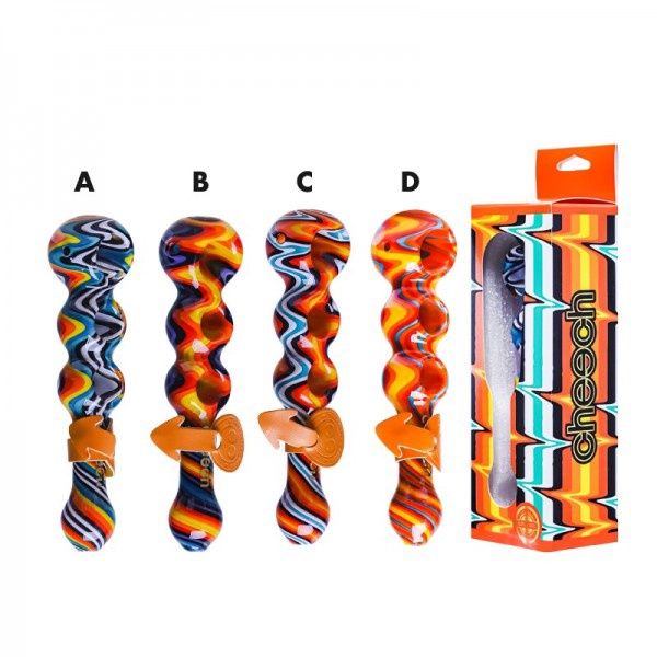 Cheech Glass Here Too Party Hand Pipe