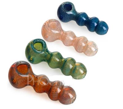 Ribbed 4&quot; Pipe with Bubble Glass