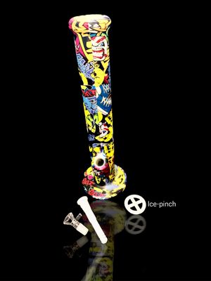 Straight Style Silicone Bong