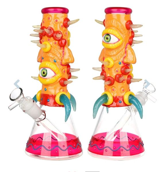 Horned Cyclops 9.75&quot; Beaker Bong