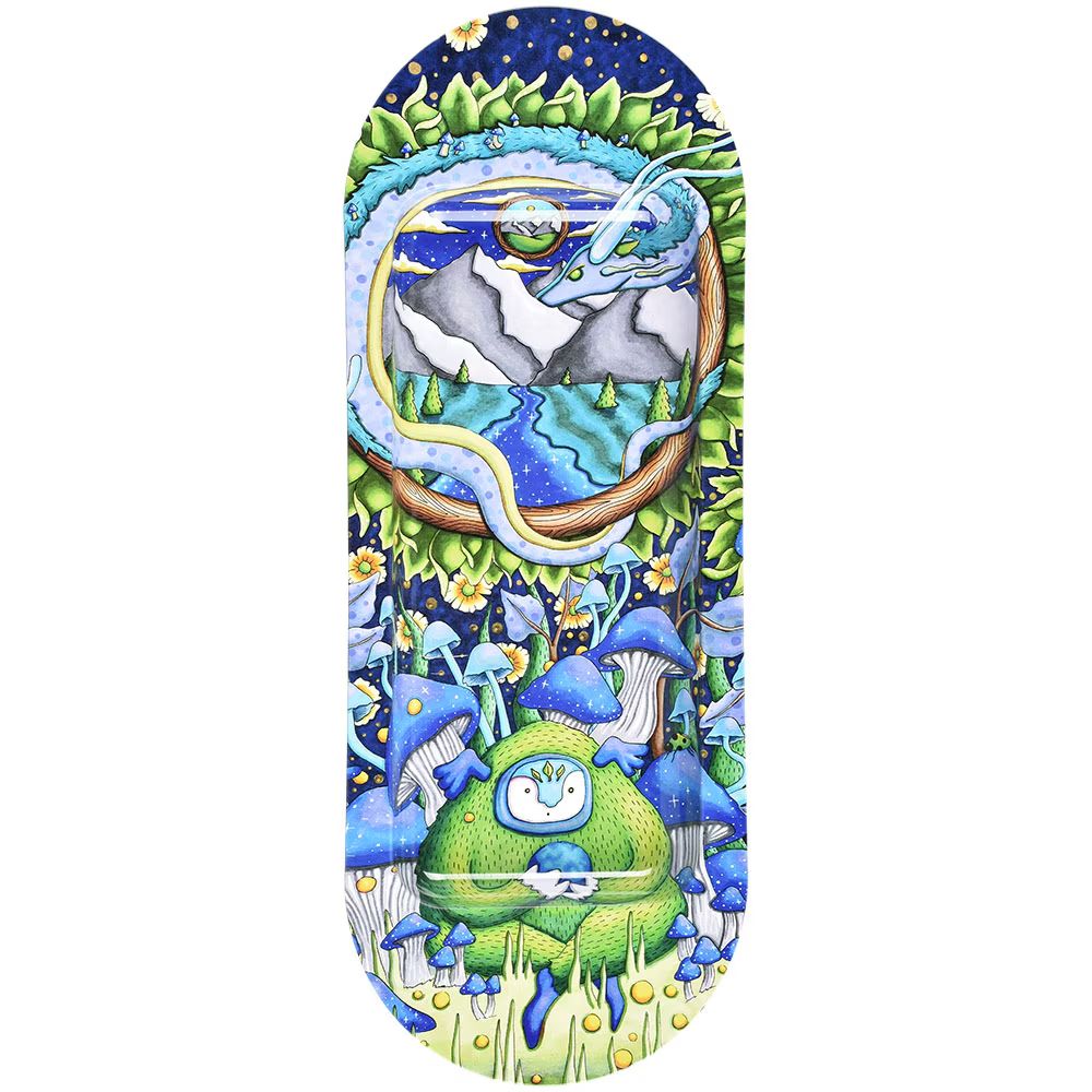Pulsar SK8Tray Metal Rolling Tray Remembering How To Listen 7.25&quot;x19.75&quot;