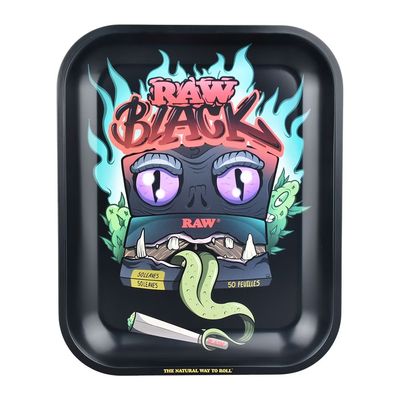 RAW Black Monster Tray Large Rolling Tray