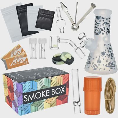 Smoke Box Water Pipe &amp; Smoking Kit