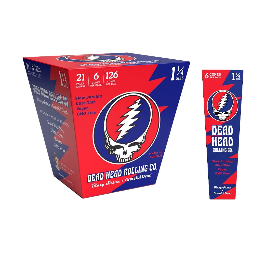Blazy Susan x Grateful Dead Cones 1 1/4 6pc