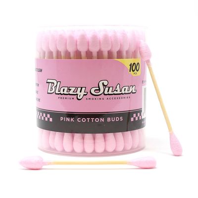 Blazy Susan Cotton Buds Pink 100ct