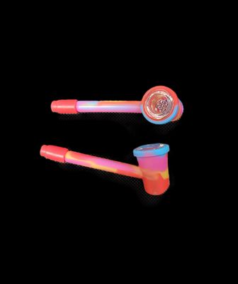 Skinny Silicone Rainbow Pipe