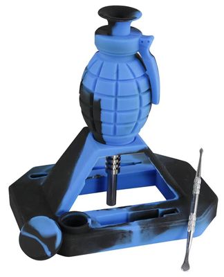 Grenade Silicone Vapor Straw Set w Titanium Tip