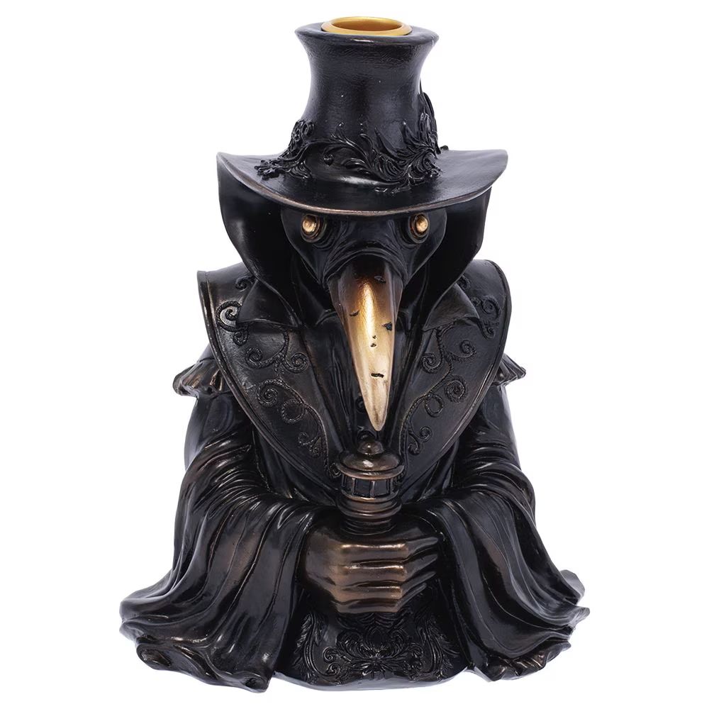 Plague Doctor Backflow Cone Incense Burner