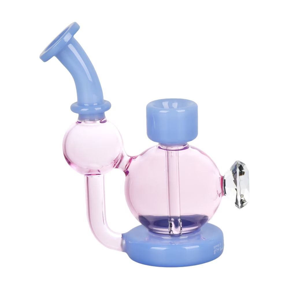 Pulsar Diamond Dream Recycler Bubbler Pipe, Color: Pink