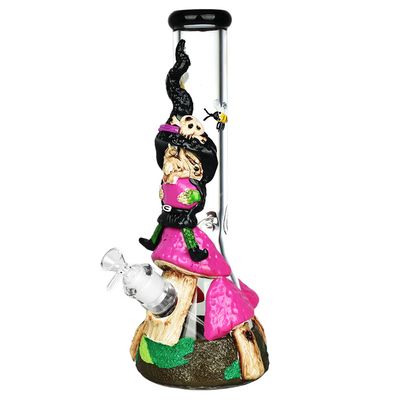 Witch Way 3D Painted Beaker Water Pipe