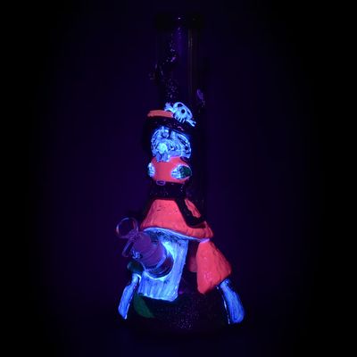Witch Way 3D Painted Beaker Water Pipe