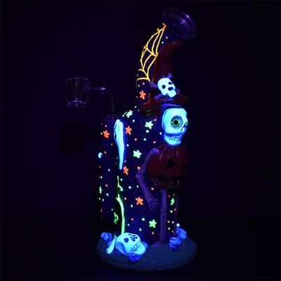 Frightening Fiesta Glow 3D Painted Dab Rig