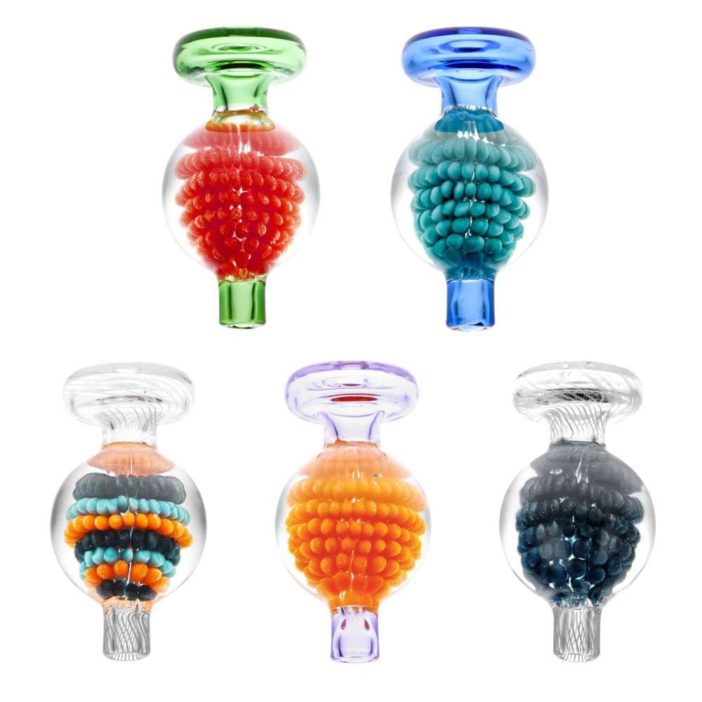 Encased Blackberry Pattern Bubble Carb Cap 27mm