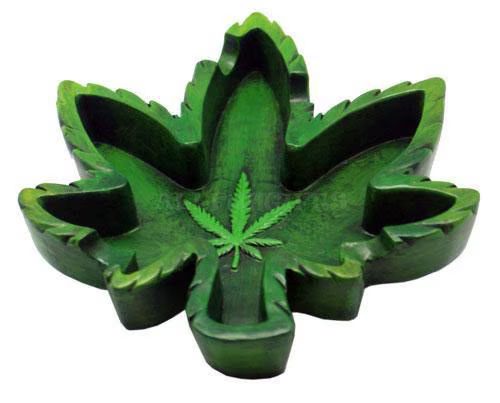 Hemp Leaf Ashtray