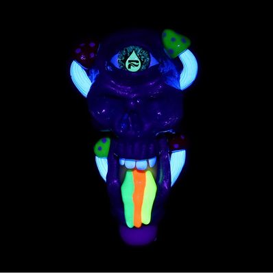 Pulsar Rainbow Puking Skull Spoon