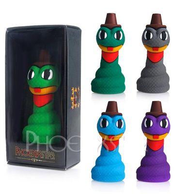 Silicone Rattle Snack Pipe with Box