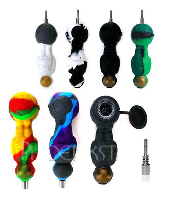 Astronaut Silicone 2 in 1 Hand Pipe/Nectar Collector