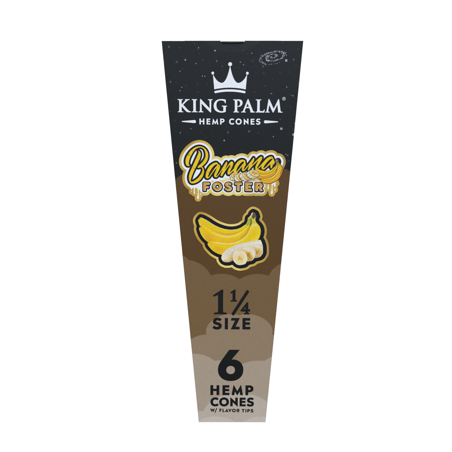 King Palm Banana Foster Hemp Cones 1 1/4 6ct