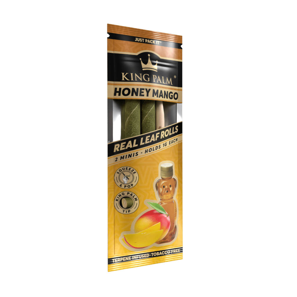King Palm Honey Mango Leaf Cones Minis 2ct