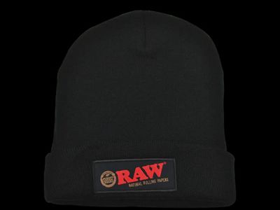 RAW Beanie Hat - Black
