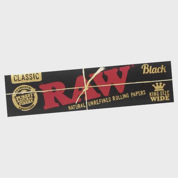 RAW Classic Black Rolling Paper King Size Wide