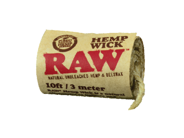 RAW Hemp Wick - 10ft