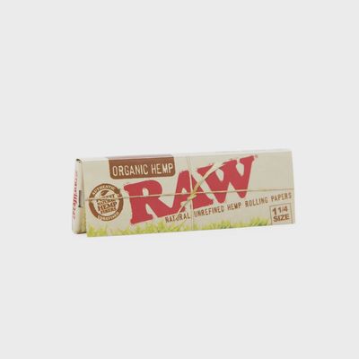 RAW Organic Hemp Rolling Papers 1 1/4