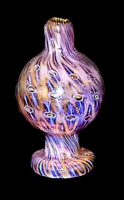 Glass Bubble Carb Cap US Glass 25mm