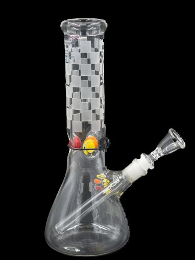 Roor Checkers 12&quot; Beaker Multi Colored Ice Pinch