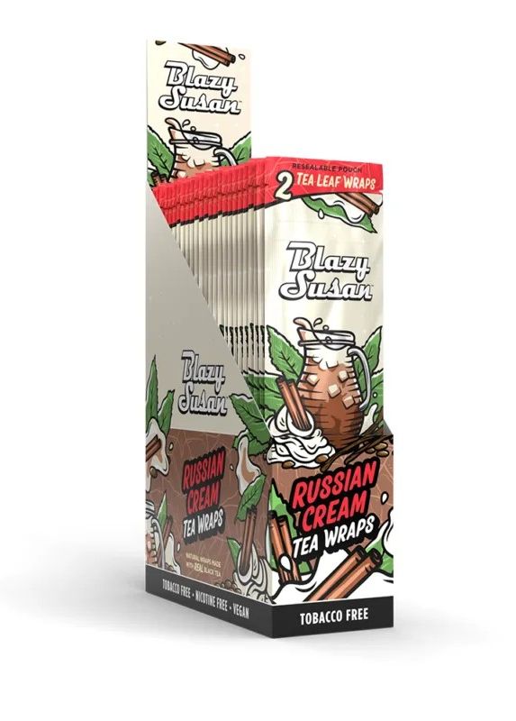 Blazy Susan Russian Cream Tea Leaf WRAPS 2pk
