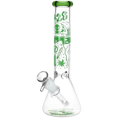 420 UFO Visitor Glass Beaker Water Pipe 10&quot; 14mm F