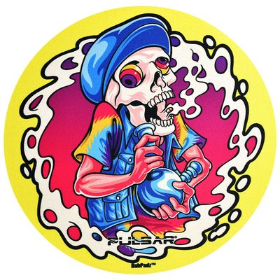Pulsar DabPadz Dab Mat 8&quot; Round Skullbanger