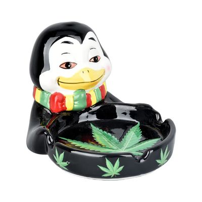 Stoned Penguin Ceramic Ashtray