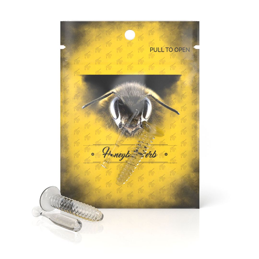 Honeybee Herb Dab Screw Set Dab Screw &amp; Bat Pack