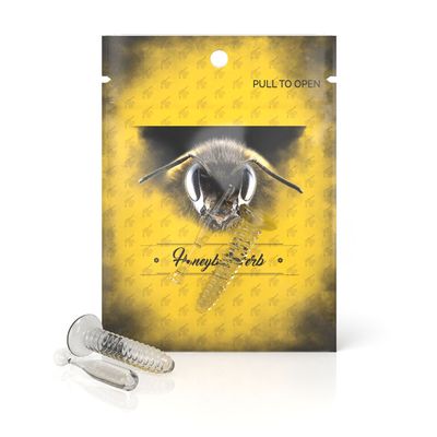 Honeybee Herb Dab Screw Set Dab Screw &amp; Bat Pack
