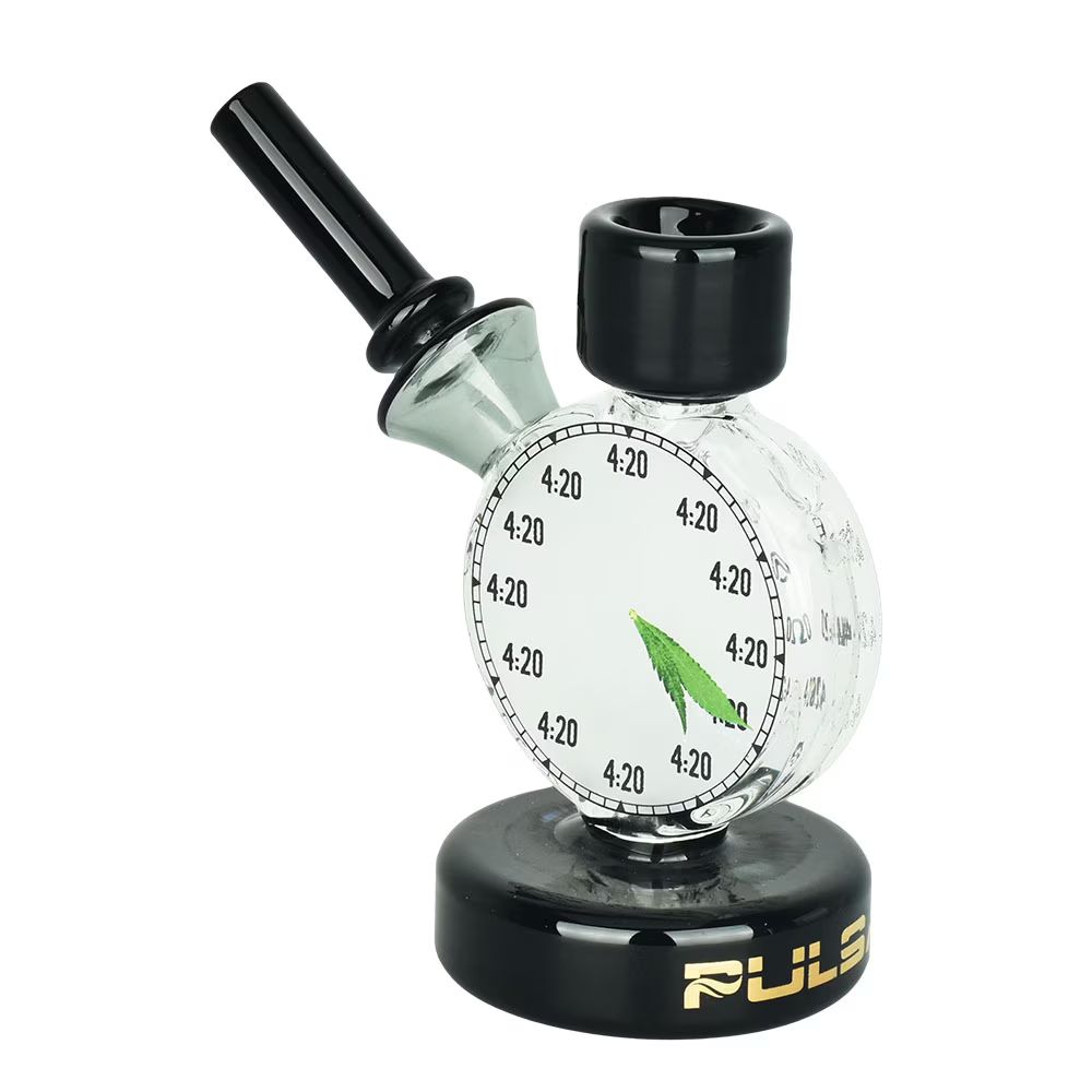 Pulsar 4:20 Timepiece Bubbler Pipe 4.5&quot;