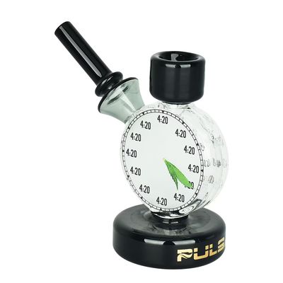 Pulsar 4:20 Timepiece Bubbler Pipe 4.5&quot;
