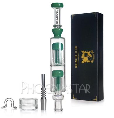 Dual Perc Glass Nectar Collector