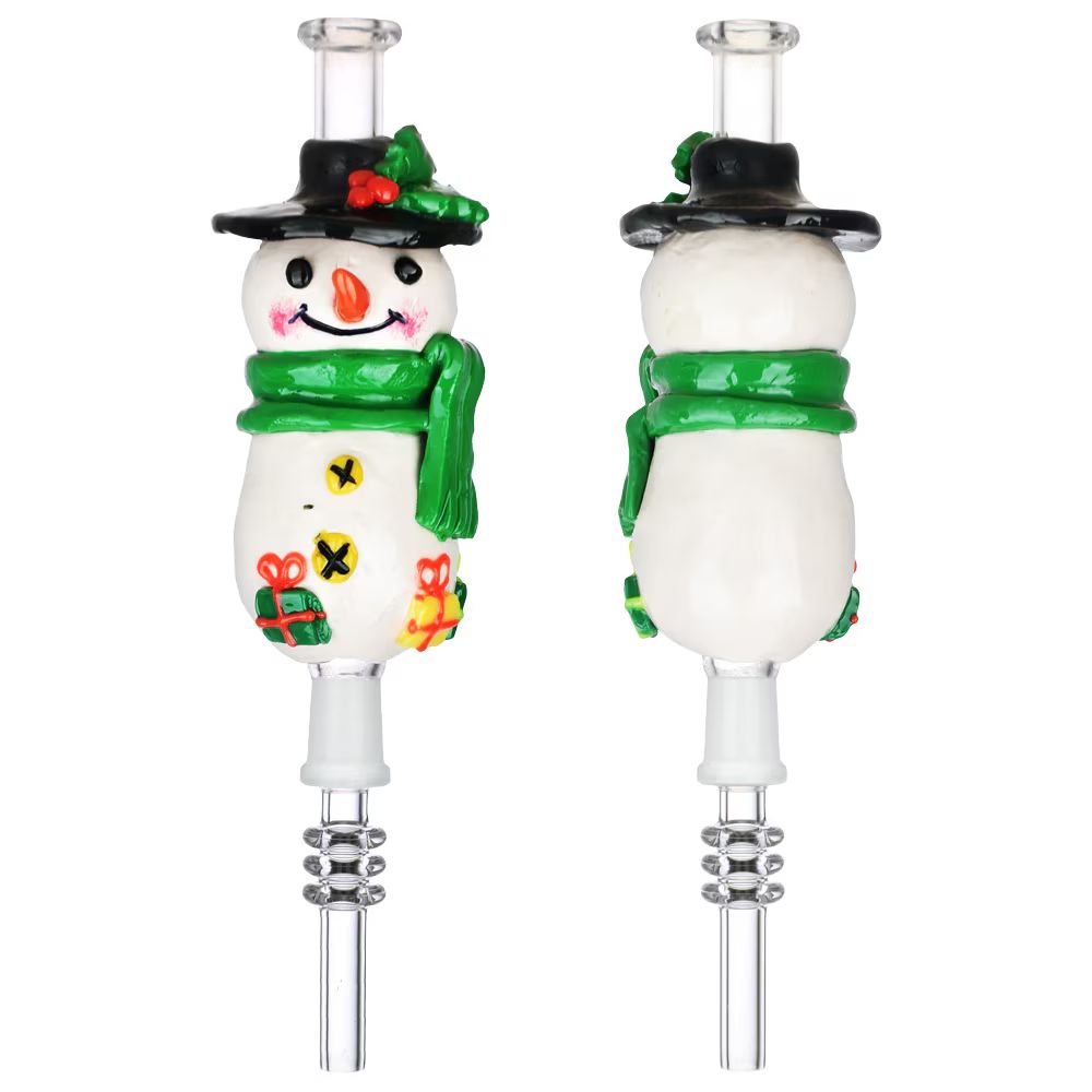 Christmas Snowman Vapor Vessel w/Quartz tip