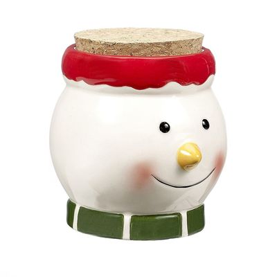 Christmas Snowman Stash Jar