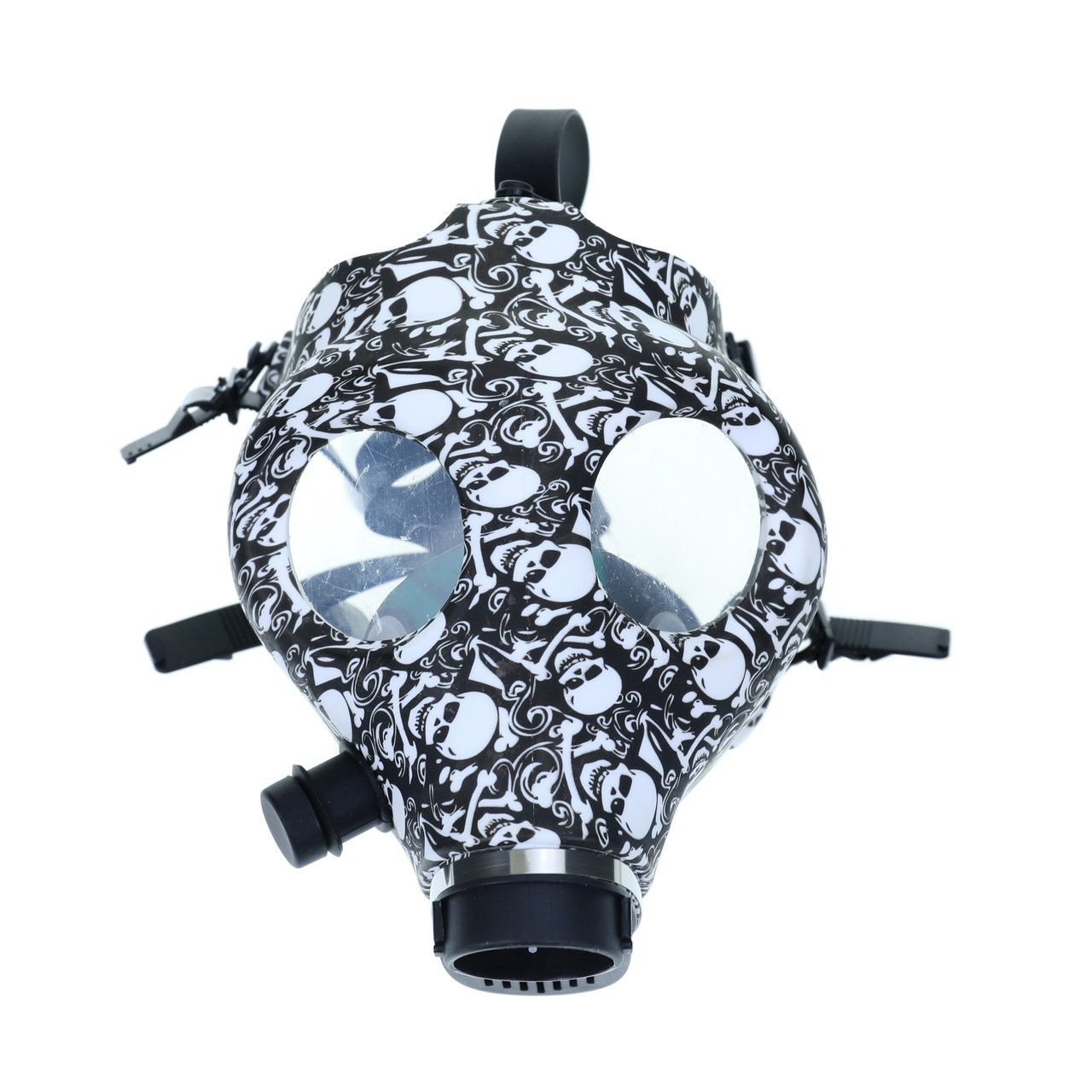 Gas Mask w/ Acrylic Water Pipe - Skulls