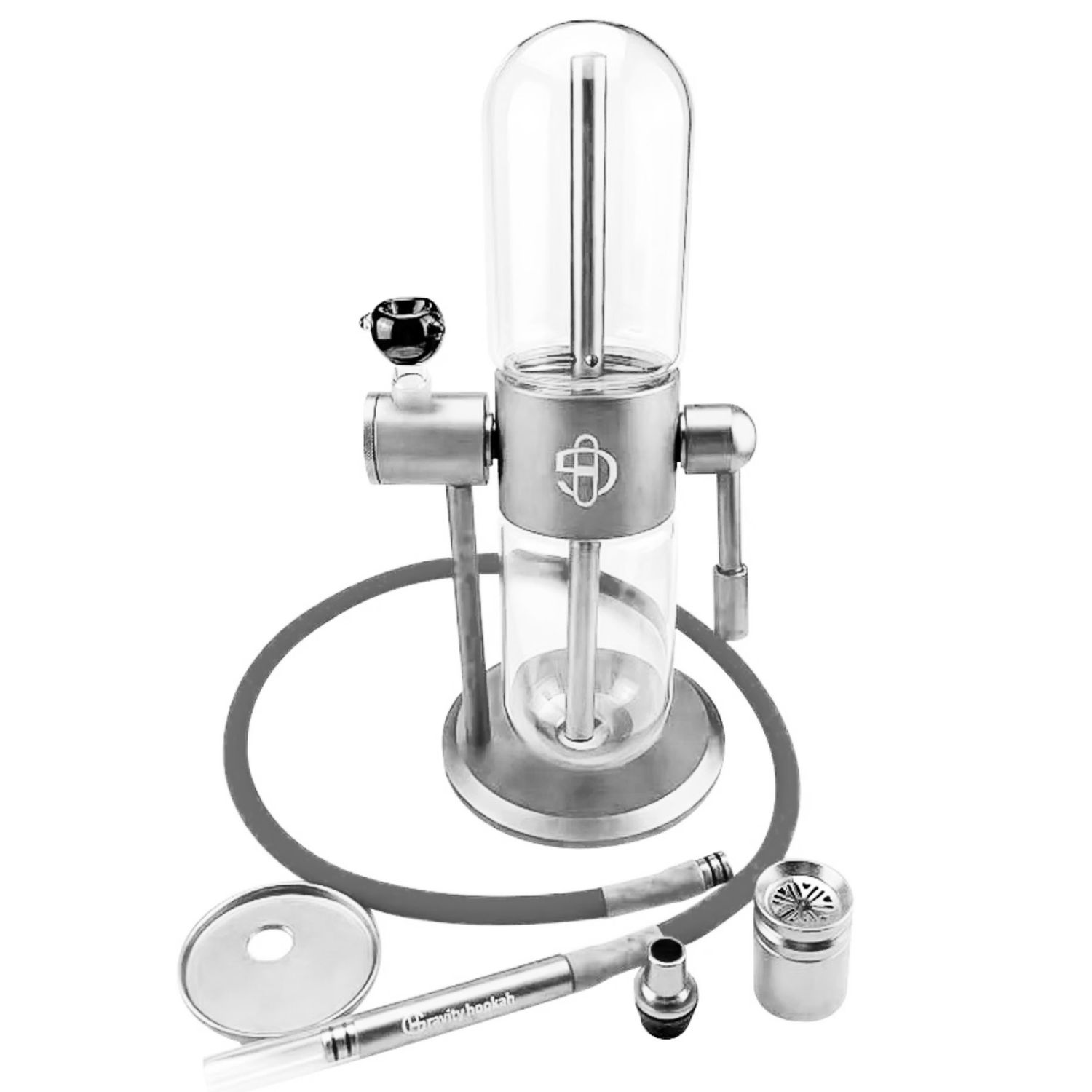 Spinning Gravity Bong, Color: SILVER