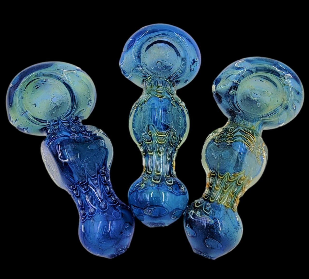 4&quot; Oasis Blue hand pipe