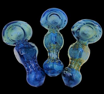 4&quot; Oasis Blue hand pipe